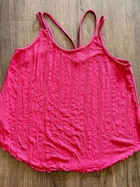 ATHMILE Women's Spaghetti Strap Tank Top - Wine Red - Size XL
